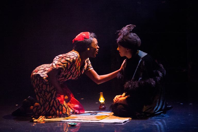 Gloria Onitiri as Ida and Shamira Turner as Old Crowe photo by Karl Andre Photography